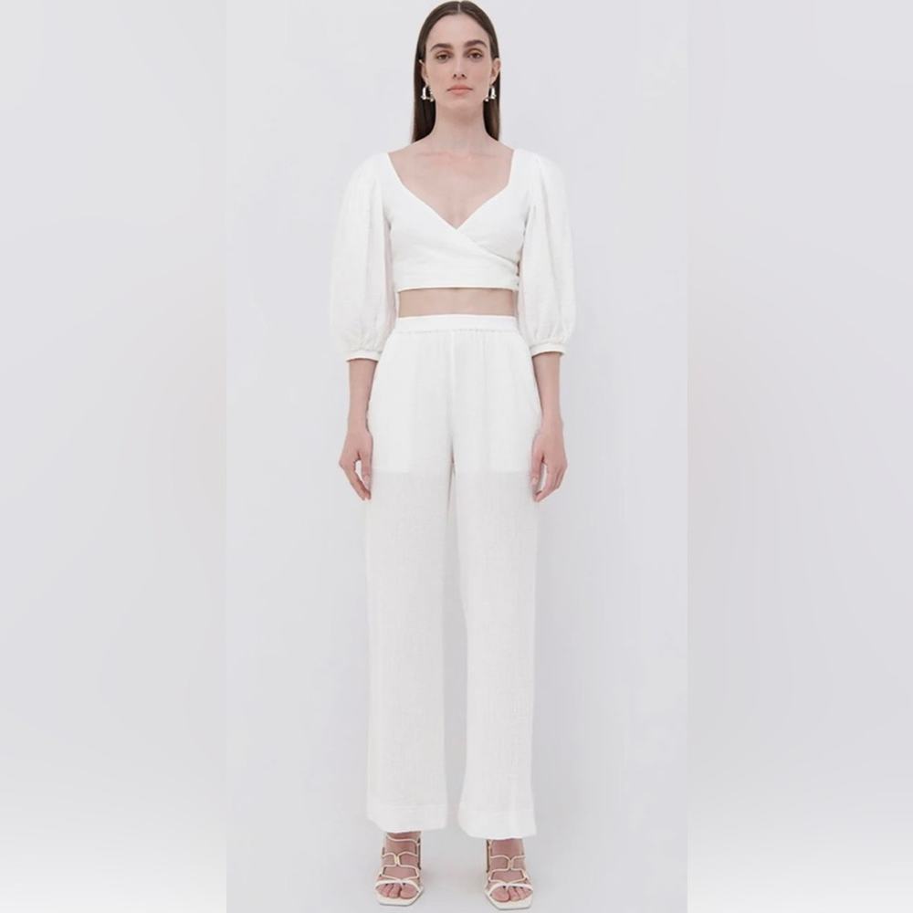 NWT MSRP$285 Embry Cotton Gauze Coverup Pant